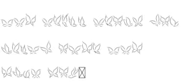 Wedding Butterfly by CraftedType Studio — Dingbats Font — thumbnail 5