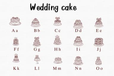 Wedding Cake by Nongyao — Dingbats Font — thumbnail 2