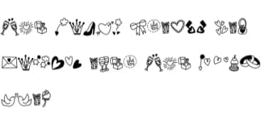 Wedding Cute 1 by Sontaya — Dingbats Font — thumbnail 8