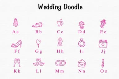 Wedding Doodle by Nongyao — Dingbats Font — thumbnail 2