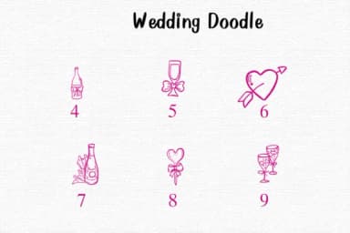 Wedding Doodle by Nongyao — Dingbats Font — thumbnail 4