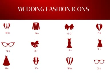 Wedding Fashion Icons by Heartcraft Atelier — Dingbats Font — thumbnail 3