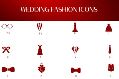Wedding Fashion Icons by Heartcraft Atelier — Dingbats Font — thumbnail 4