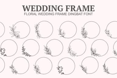 Wedding Frame by Letterayu — Dingbats Font — thumbnail 1