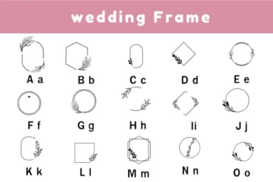 Wedding Frame by Nun Sukhwan — Dingbats Font — thumbnail 5