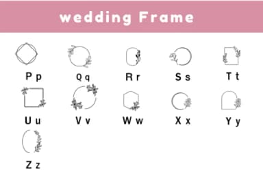 Wedding Frame by Nun Sukhwan — Dingbats Font — thumbnail 6