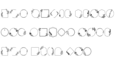 Wedding Frame by Nun Sukhwan — Dingbats Font — thumbnail 8