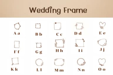 Wedding Frame by Ketsarin — Dingbats Font — thumbnail 2