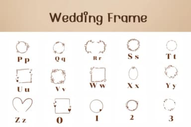 Wedding Frame by Ketsarin — Dingbats Font — thumbnail 3