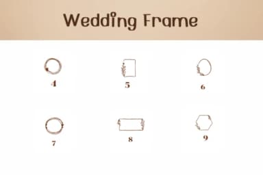 Wedding Frame by Ketsarin — Dingbats Font — thumbnail 4