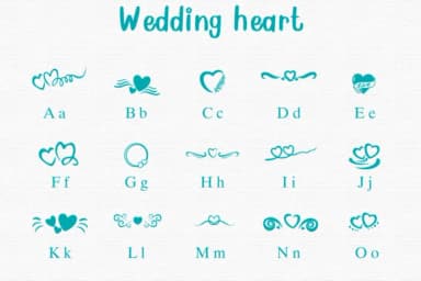 Wedding Heart by Nongyao — Dingbats Font — thumbnail 2