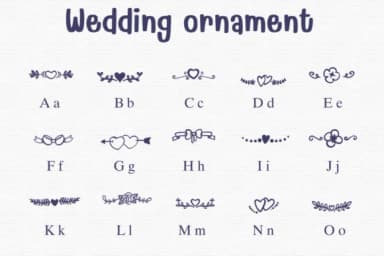 Wedding Ornament by Sontaya — Dingbats Font — thumbnail 2