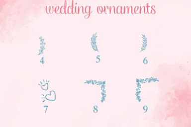 Wedding Ornaments by Nongyao — Dingbats Font — thumbnail 4