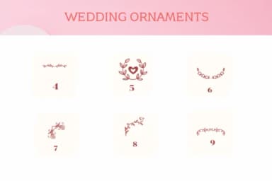 Wedding Ornaments by Apiwat Type — Dingbats Font — thumbnail 4