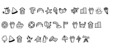 Weekendly by YandiDesigns — Dingbats Font — thumbnail 6