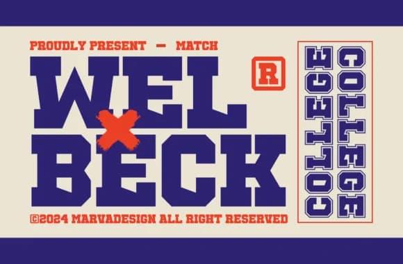 Welbeck by Marvadesign — Slab Serif Font
