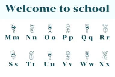 Welcome to School by Chonada — Dingbats Font — thumbnail 3