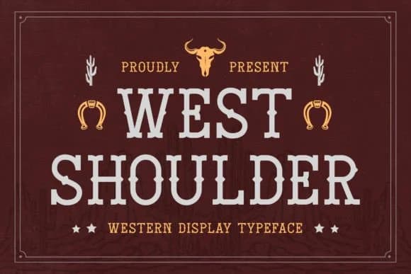 West Shoulder by TypeFactory — Slab Serif Font