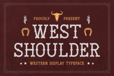 West Shoulder by TypeFactory — Slab Serif Font — thumbnail 1
