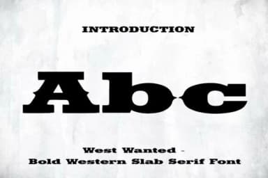 West Wanted by Bundle — Slab Serif Font — thumbnail 2