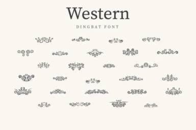 Western by CraftedType Studio — Dingbats Font — thumbnail 1