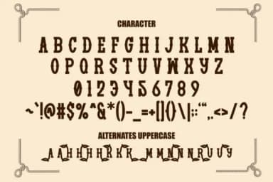 Western Christmas by Pian45 — Slab Serif Font — thumbnail 8