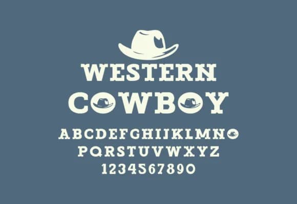 Western Cowboy by GraphicsNinja — Slab Serif Font