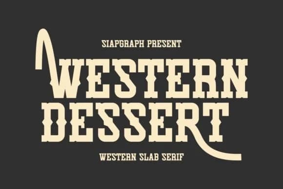 Western Dessert by SiapGraph — Slab Serif Font