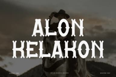 Western Haxen by alonkelakon — Slab Serif Font — thumbnail 2