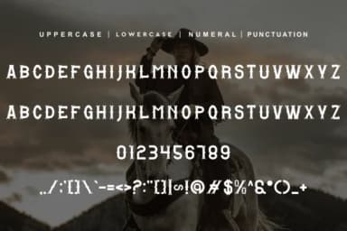 Western Haxen by alonkelakon — Slab Serif Font — thumbnail 3