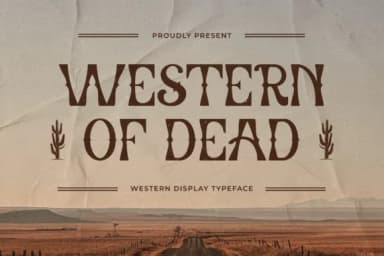 Western of Dead by TypeFactory — Slab Serif Font — thumbnail 1