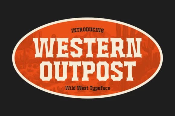 Western Outpost by HipFonts — Slab Serif Font