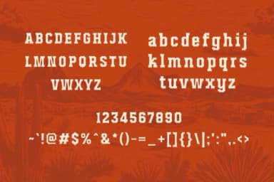 Western Outpost by HipFonts — Slab Serif Font — thumbnail 3