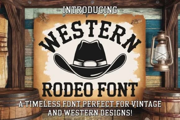Western Rodeo by TonisArtStudio — Slab Serif Font