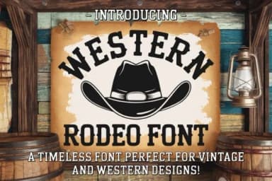 Western Rodeo by TonisArtStudio — Slab Serif Font — thumbnail 1