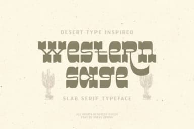 Western Sage by Dikas Studio — Slab Serif Font — thumbnail 1