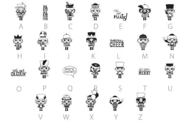 What's Crackin Dingbats by Illustration Ink — Dingbats Font — thumbnail 4