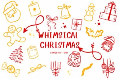 Whimsical Christmas by CHANOK — Dingbats Font — thumbnail 1