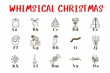 Whimsical Christmas by CHANOK — Dingbats Font — thumbnail 2