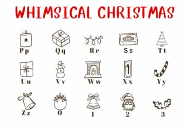 Whimsical Christmas by CHANOK — Dingbats Font — thumbnail 3