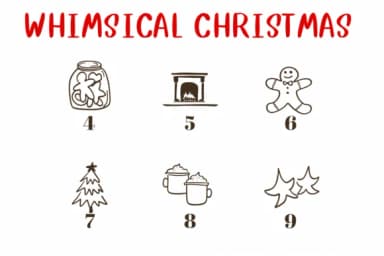 Whimsical Christmas by CHANOK — Dingbats Font — thumbnail 4