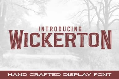 Wickerton by stompstock — Slab Serif Font — thumbnail 1