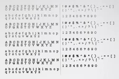 Wigenda Typewrite by Mofr24 Studio — Slab Serif Font — thumbnail 7