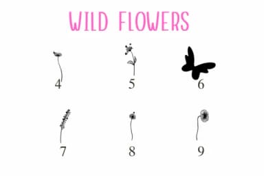 Wild Flowers by Nongyao — Dingbats Font — thumbnail 4