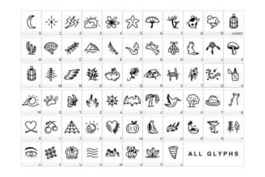 Wild Nature by YandiDesigns — Dingbats Font — thumbnail 2