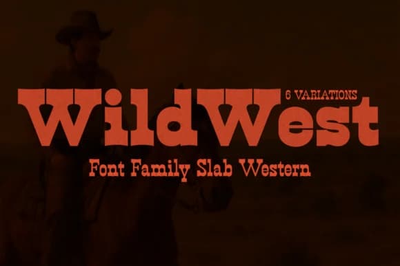 Wild West by Artisans — Slab Serif Font