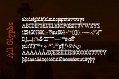 Wild West by Artisans — Slab Serif Font — thumbnail 6