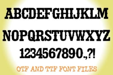 Wild West Wanted by squeebcreative — Slab Serif Font — thumbnail 2