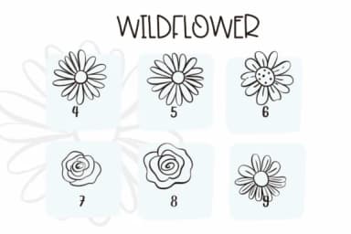 Wildflower by Sirinart — Dingbats Font — thumbnail 4