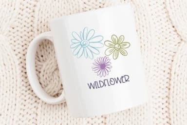 Wildflower by Sirinart — Dingbats Font — thumbnail 6